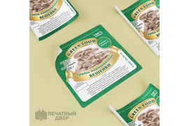 Печать прорезных наклеек, этикеток