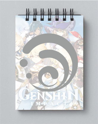 Блокнот Гидро Genshin Impact , Геншин Импакт № 6