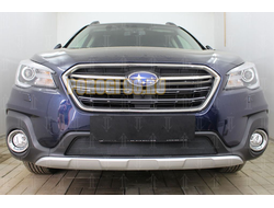 Защита радиатора Subaru Outback V рестайлинг 2017- black