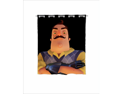 Штора в ванную Привет Сосед/ Hello Neighbor №1