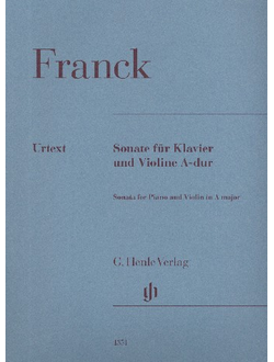 Franck. Sonate A-dur f?r Violine und Klavier