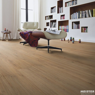Ламинат MEISTER 6413 Дуб Nova в интерьере