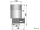 Индуктивный взрывозащищенный датчик SNI 55-35-D-K Ø55