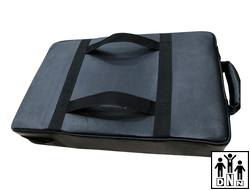 Макивара для отработки лоукиков. Натуральная кожа. Премиум класс. Непробиваемая. Размер 40*60*10