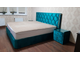Кровать "Сицилия" синего цвета