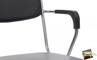 Кресло Nix Plus RCH OMKL-03 Черный/Металл окрашенный Хром