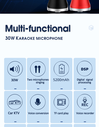 Профессиональный   караоке-микрофон  L-1098DSP  30w