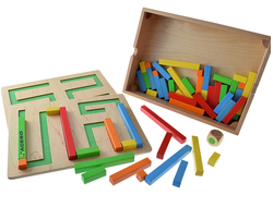 Волшебные палочки Игра на распознавание цвета формы размер Игра развитие тактильного восприятия