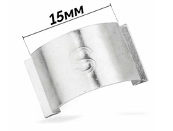 Скоба для крепления стекла фары к корпусу металлическая 15мм