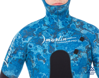 Гидрокостюм неопрен 3мм Marlin CAMOSKIN PRO ocean blue р.56 !promo
