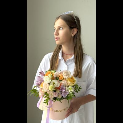 Цветочная композиция учителю / воспитателю № 813