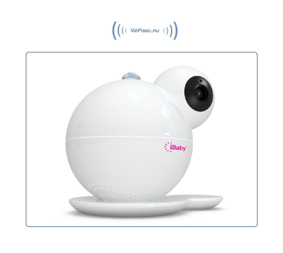 Моторизированная WiFi видеоняня iBaby Monitor M7,  с встроенным светильником проекции звёздого неба, датчик влаги и температуры + датчик воздуха, Full HD