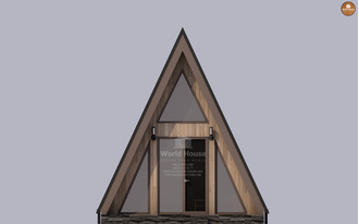 Проект дома - шалаша площадью 35м2 | Проект №168