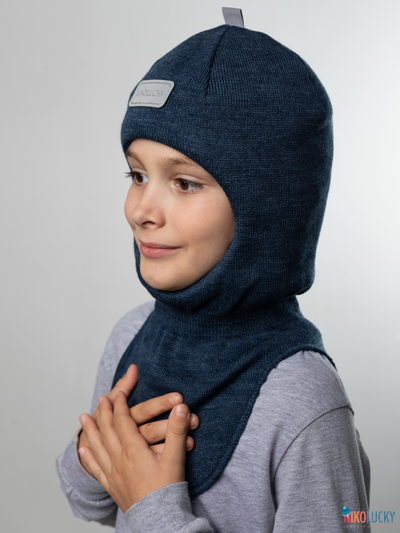Шапка-шлем "NK"   20101-01, цвет джинс р. 52-54