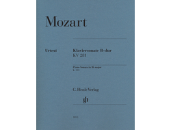 Mozart Piano Sonata B flat major K. 281 (189f)