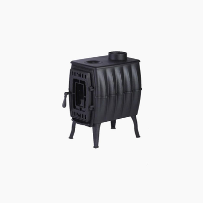 Печь отопительно-варочная Бахтинка черная до 100 м3