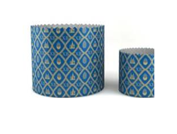 PEGC Форма для куличей  "СИНИЙ ФОН ХВ"  70*60; 70*85; 90*90; 110*85; 134*95