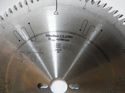 Дисковая пила 300x32x96 WST для ЛДСП, ДВП и плитных материалов