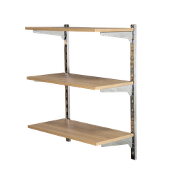 (ПУП0102) Полка универсальная "Trio"  в интерьер (цвет дуб сонома)