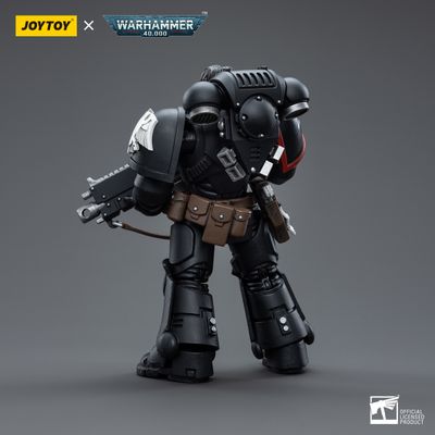 Интерцессор Гвардии Ворона (Warhammer 40k) - КОЛЛЕКЦИОННАЯ ФИГУРКА 1/18 Raven Guard Intercessors Brother Nax (JT4607) - JOYTOY