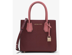 Женская Сумка Michael Kors Mercer medium темно-красная