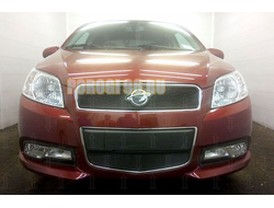 Защита радиатора Ravon Nexia R3 2016- black низ