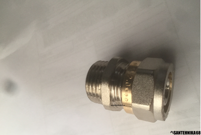 Цанга муфта переходная 16 20 26 32 м/п * 1/2 3/4" 1" ш ALT Stream