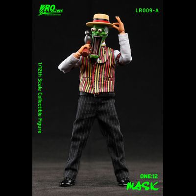 Маска, версия 1 (Стенли Ипкисс, "The Mask") - Коллекционная фигурка 1/12 SCALE Mask Action Figure (LR009A) - BROTOYS