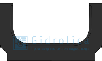 Лоток Gidrolica Standart, h80, DN100, C250