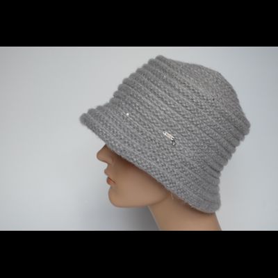 Шляпа зимняя женская Италия Vizio 8046 TF серая