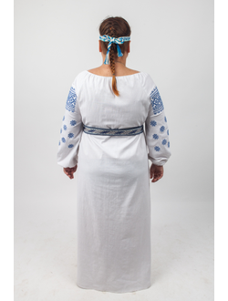 Платье-рубашка "Купальские Узоры"