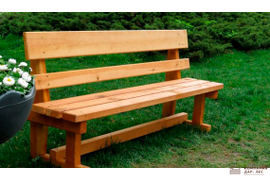 Скамья простая, Сосна