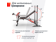 Скамья силовая со стойками UNIX Fit BENCH 130DD