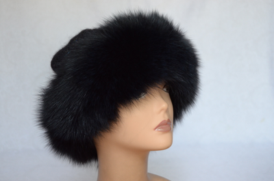 Визио итальянская вязаная шапка с мехом для женщин фото