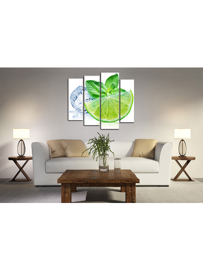 Модульная картина &quot;Лаймовый бриз&quot;