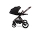 Коляска 2в1 Peppy Monaco Thermo 2026, Black (Черный) рама Коричневая