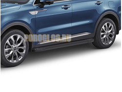 Пороги на Kia Sorento (2020-...) Black Start
