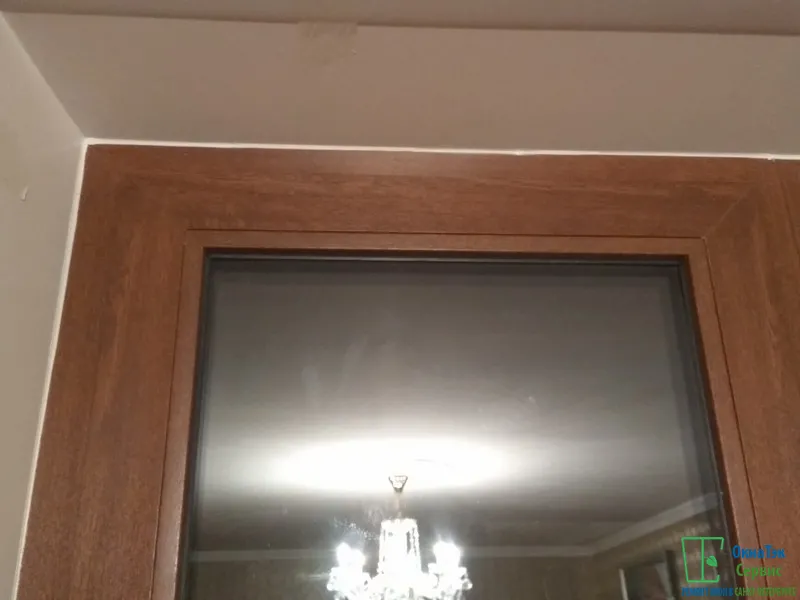 Откосы ламинированного окна