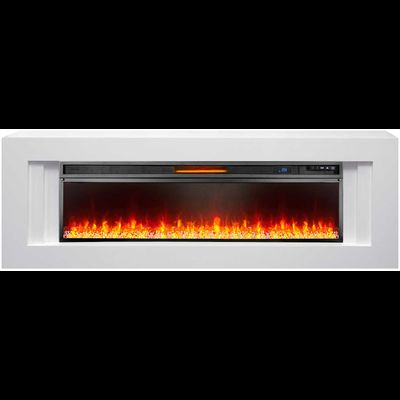 Линейный электрокамин Line WT с очагом Vision 60 LED