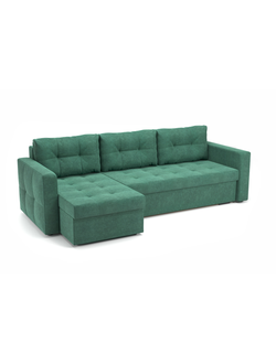 ГРЕЙС угловой диван ULTRA FOREST темно-зеленый (Софт)