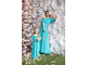 Длинные платья для мамы и дочки