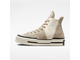 Купить Кеды Converse Converse Chuck 70 Plus Logo Collage бежевые на платформе A02774C