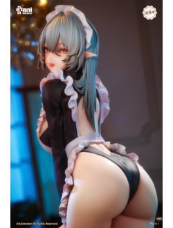 Фигурка 1/6  Ленивая горничная Сильвер (Lazy Naughty Maid Sivir)