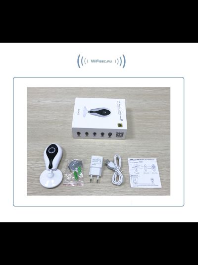 Видеоняня /WiFi IP видеокамера панорамная 180*110*  с DVR, Full HD (360EyeS)