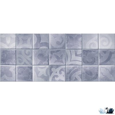 Плитка настенная Gracia Ceramica Folk blue square wall 02 25 х 60 см голубой мозаика