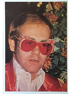 Elton John Музыкальные открытки, Original Music Card, винтажные почтовые открытки, Intpressshop