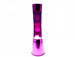 Лава лампа белая/фиолетовая purple 40см
