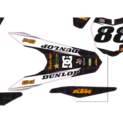 KTM 2013 2015 125 250 300 350 450 2013-2015 #786