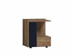 Спальня NATURE (НАТУРА) - NATURE 42 Тумба прикроватная Дуб табачный Craft-Черный