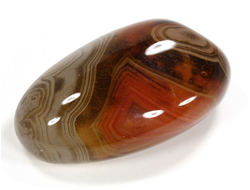 Сердолик, сардоникс, полировка, Индия (47*28*21 мм, 41 г) №28995